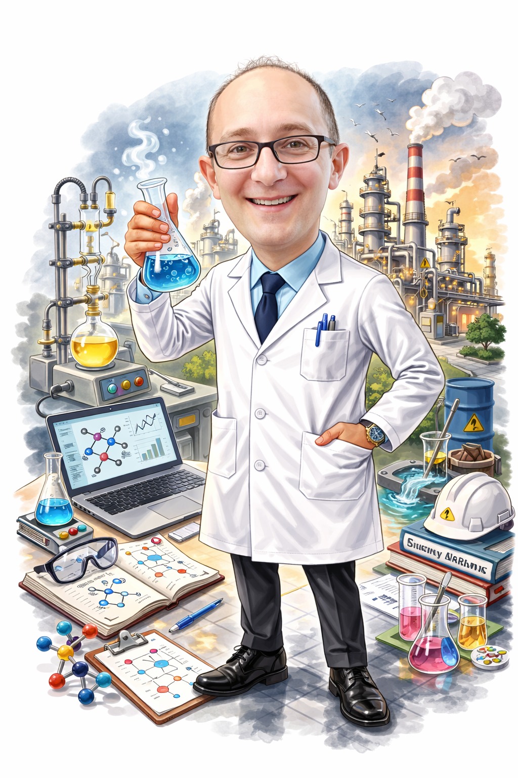 Dr. Khaled Illustration